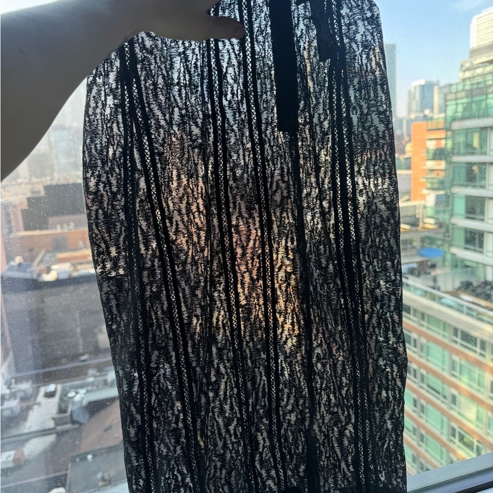 La Perla Black Lace Maxi Skirt
